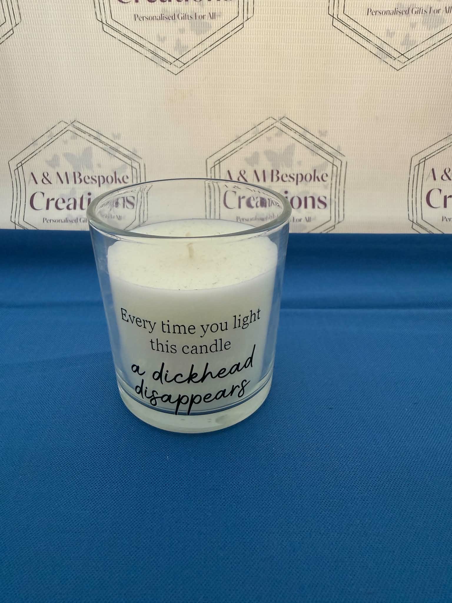 Personalised Humour Candles – A & M Bespoke Creations | Funny Gift for Friends & Family