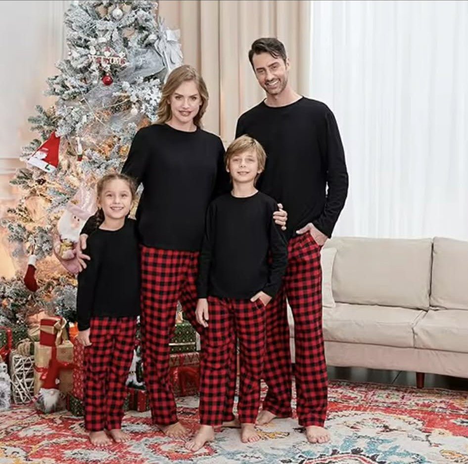 Personalised Christmas Pyjamas – Custom Wording or Full All‑Over Print