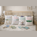 Personalised Book Cushion with Pocket – Children’s Reading Gift, Any Name & Design