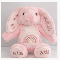 🐰 Personalised Keepsake Bunny – Memory Gift with Details